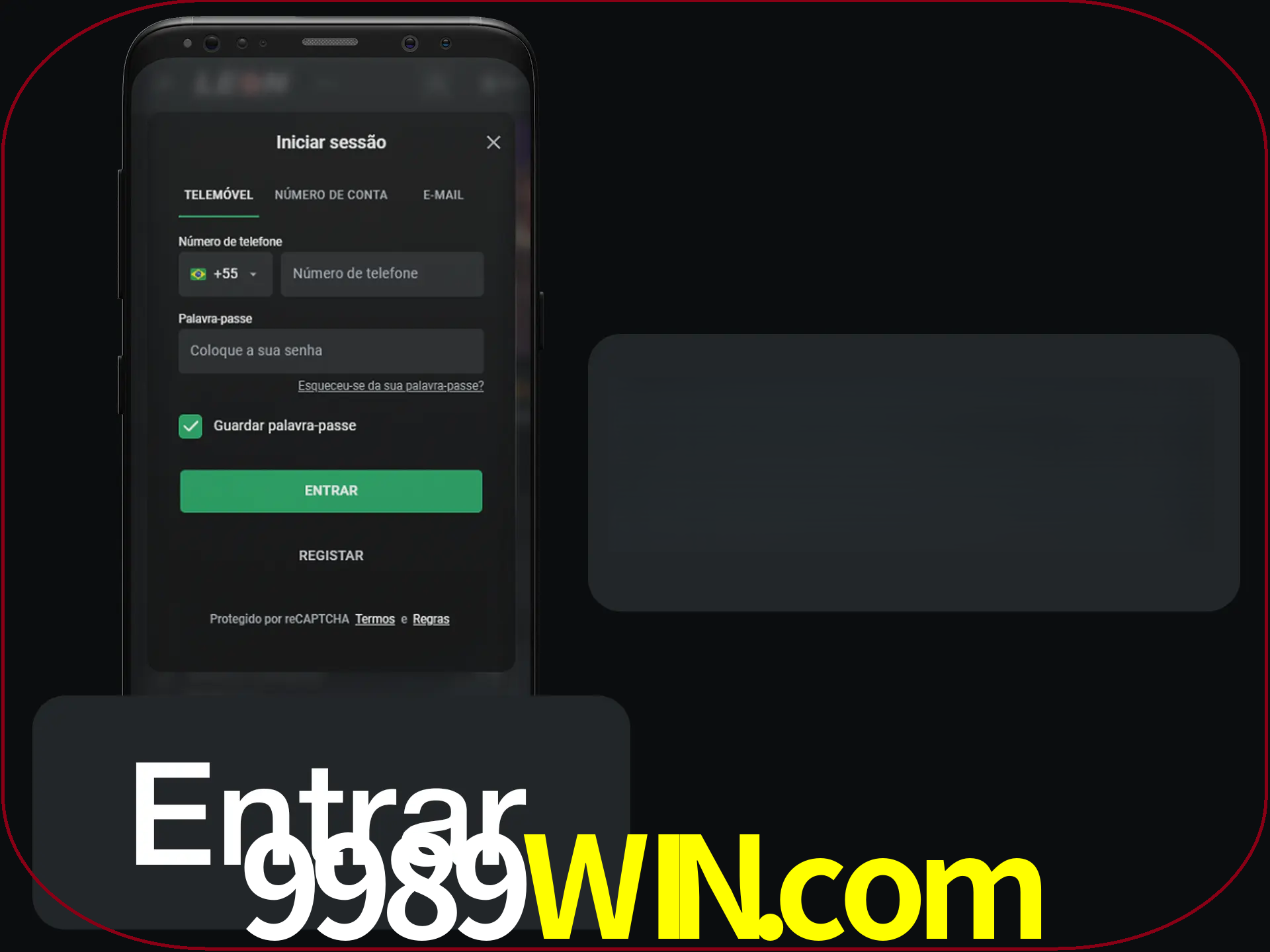 Faça o login para começar a apostar e jogar no cassino.