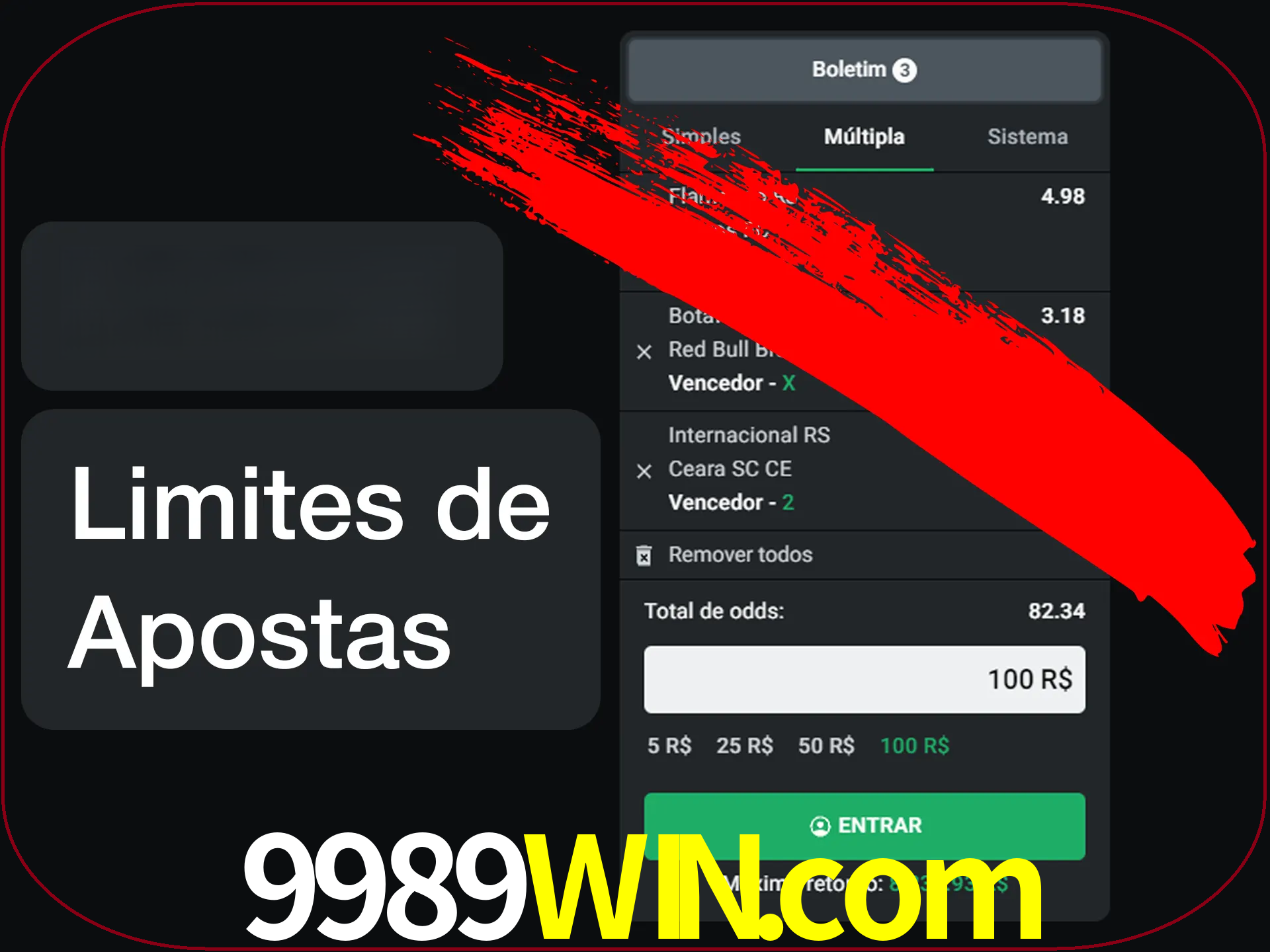 Não faça apostas loucas.